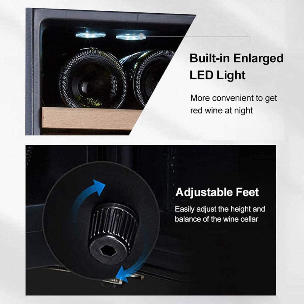 Amazon｜ワイン クーラー 12 本用 熱電式ワインセラー 冷蔵庫 小型